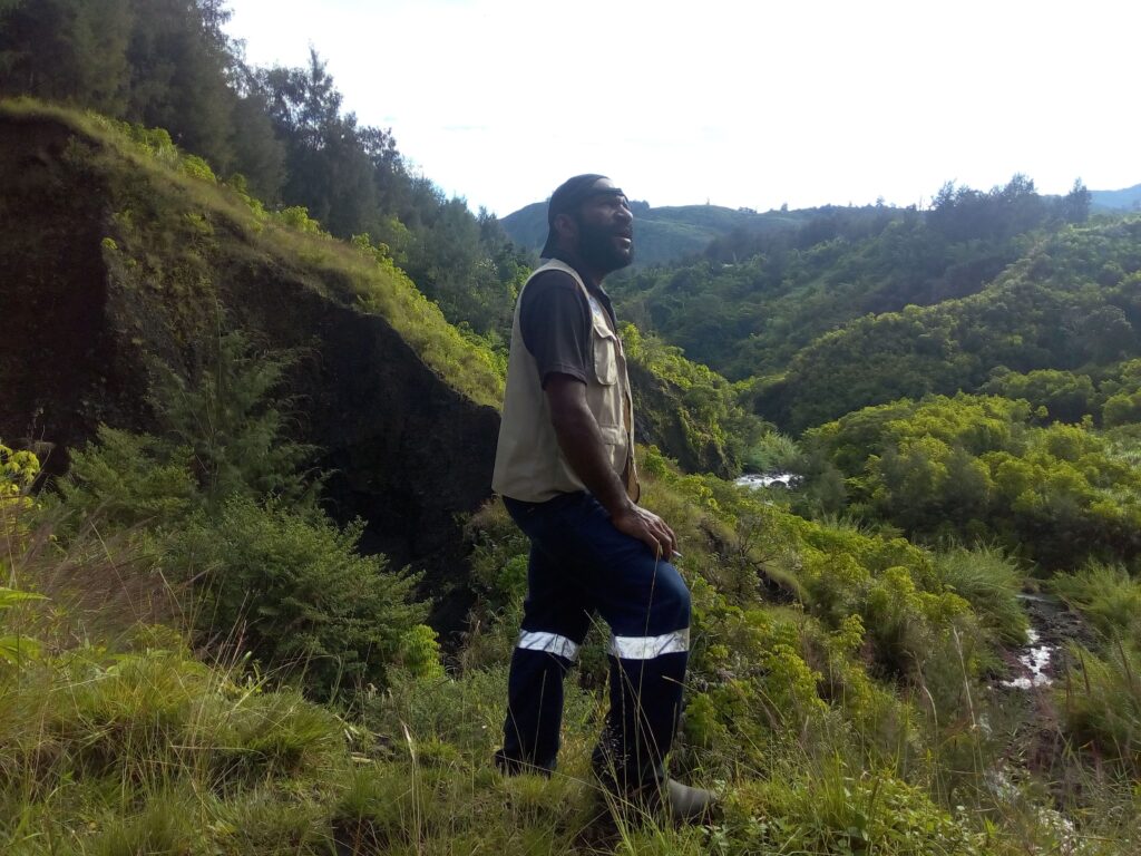 RAM Worker on a mountain